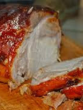 roti de porc cuit